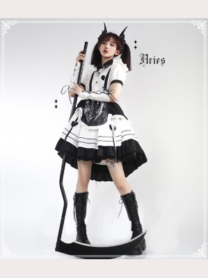 Aries Punk Lolita Style Blouse + Skirt Set by YingLuoFu (SF96)
